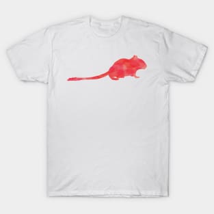 Cute Red watercolour gerbil T-Shirt